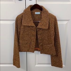 PERLIE  TWEED  WOOLBLEND JACKET EUROPEAN SIZE 40